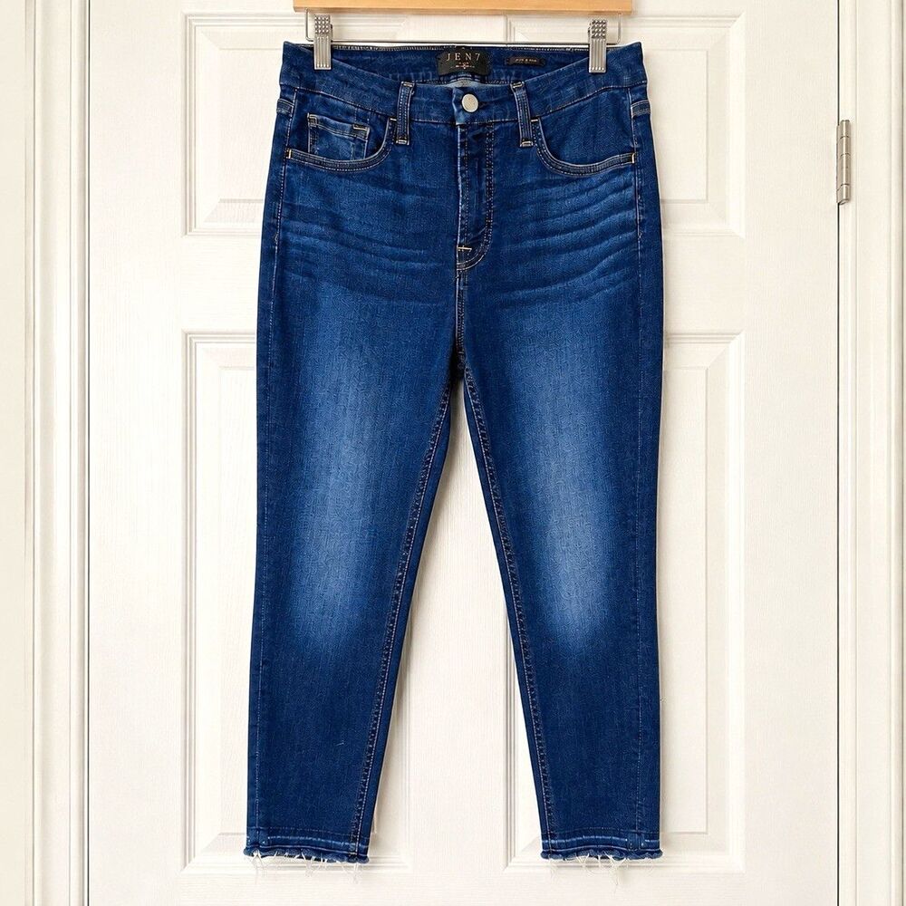 Jen7 by 7 For All Mankind Women’s Size 6 Ankle Slim Mid Rise Stretch Jeans